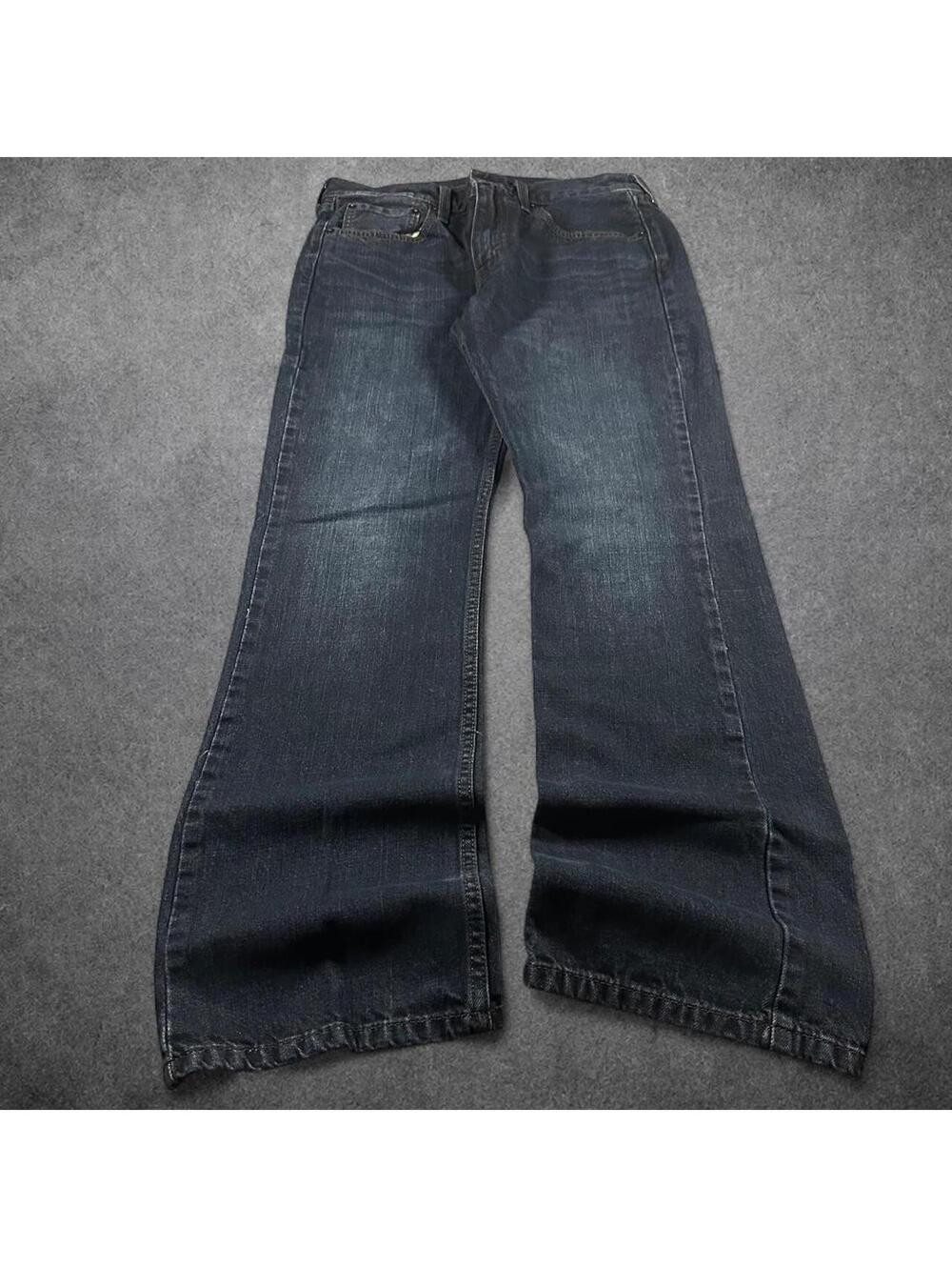 Y2K grunge rockstar archive Levi’s 527 dark Wash bootcut jeans - 31x30